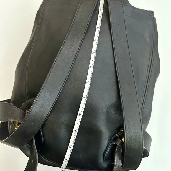 Vintage Coach SoHo Black Leather Backpack (#4134)